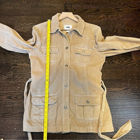 Women’s | Old Navy Brown Utility Jacket with Wrap Belt | Large - Picture 8 of 8